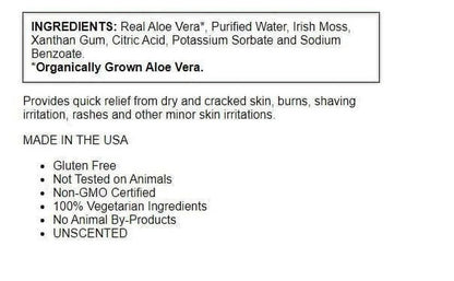 Aloe Vera Gelly - Tube - 6.8 Oz Skin Care