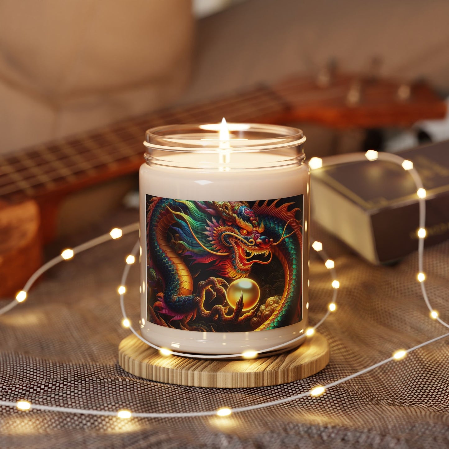 Scented Soy Candle, 9oz Chinese new year theme