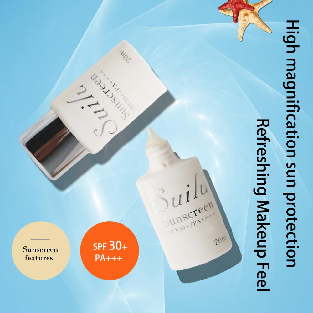 Daily Spf 30 Sunscreen,Weightless, Scentless, and Oil Free - for All Skin Types and Skin Tones.(Pack of 3)