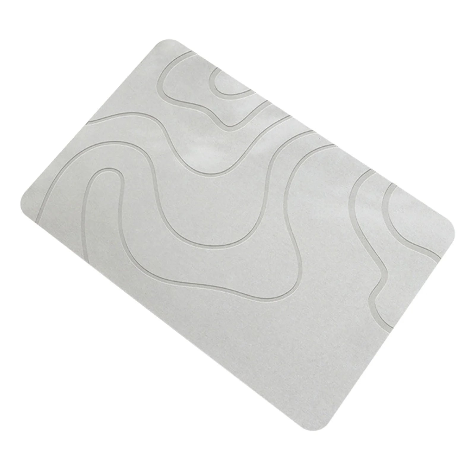 Flash Deals Bath Mat Diatomaceous Earth Shower Mat Super Absorbent Drying Fast Non-Slip Elegant Natural Home Decor for Kitchen Counter Bathroom Floor&Tub Easy to Clean（16"*24"）