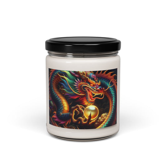 Scented Soy Candle, 9oz Chinese new year theme