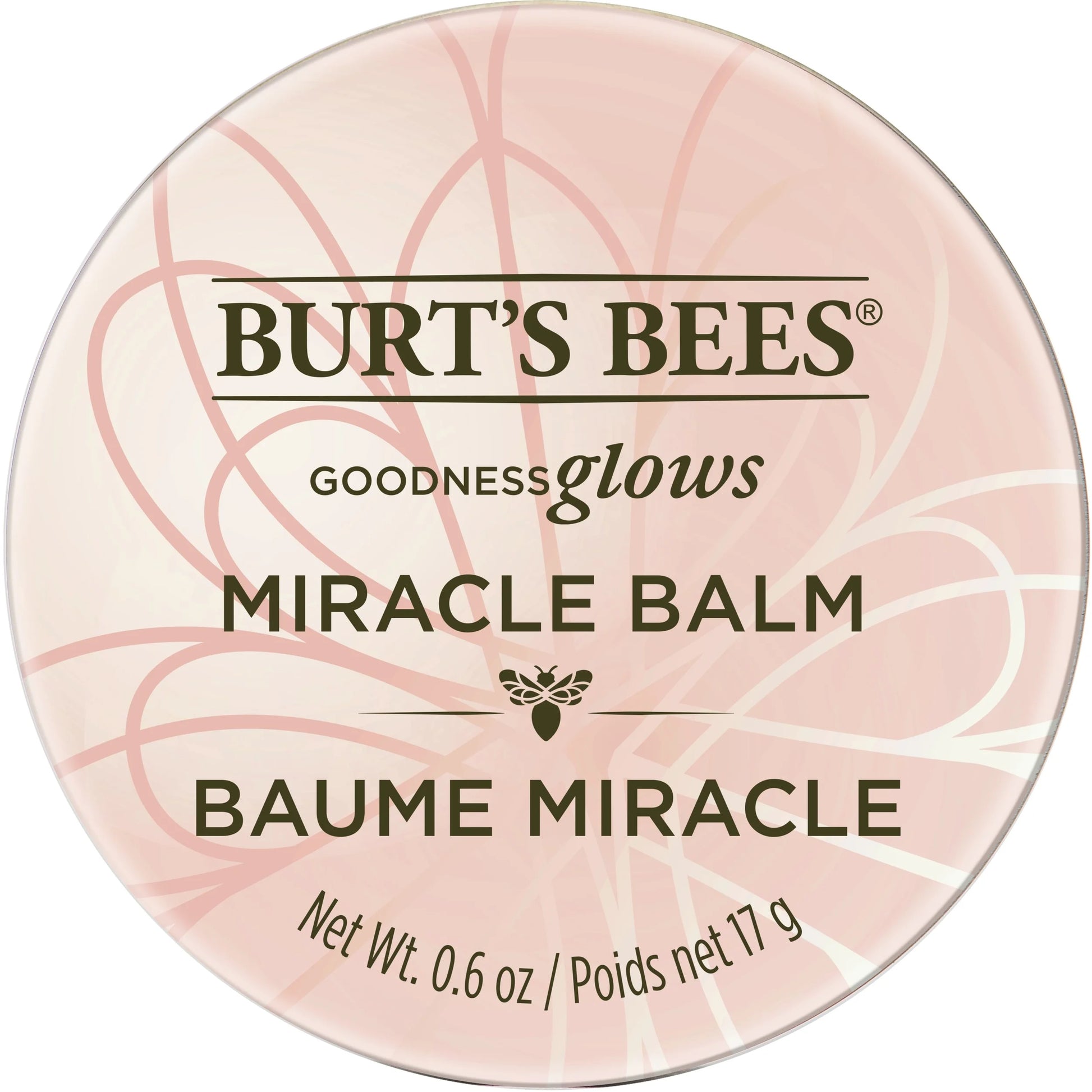 100% Natural Origin Goodness Glows Miracle Balm, Softens Dry Skin 0.6 Ounce Tin