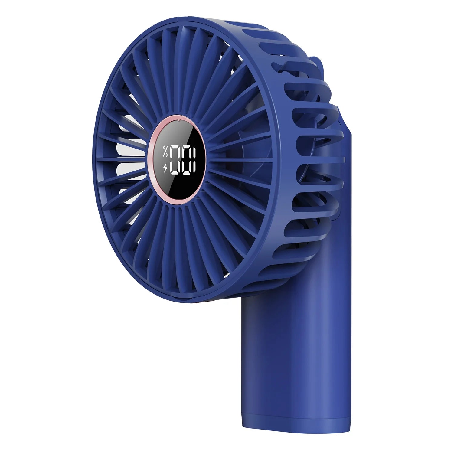 Handheld Fan, 3.8 Inch 6-Speed Portable Folding Desk Fan with LCD Display