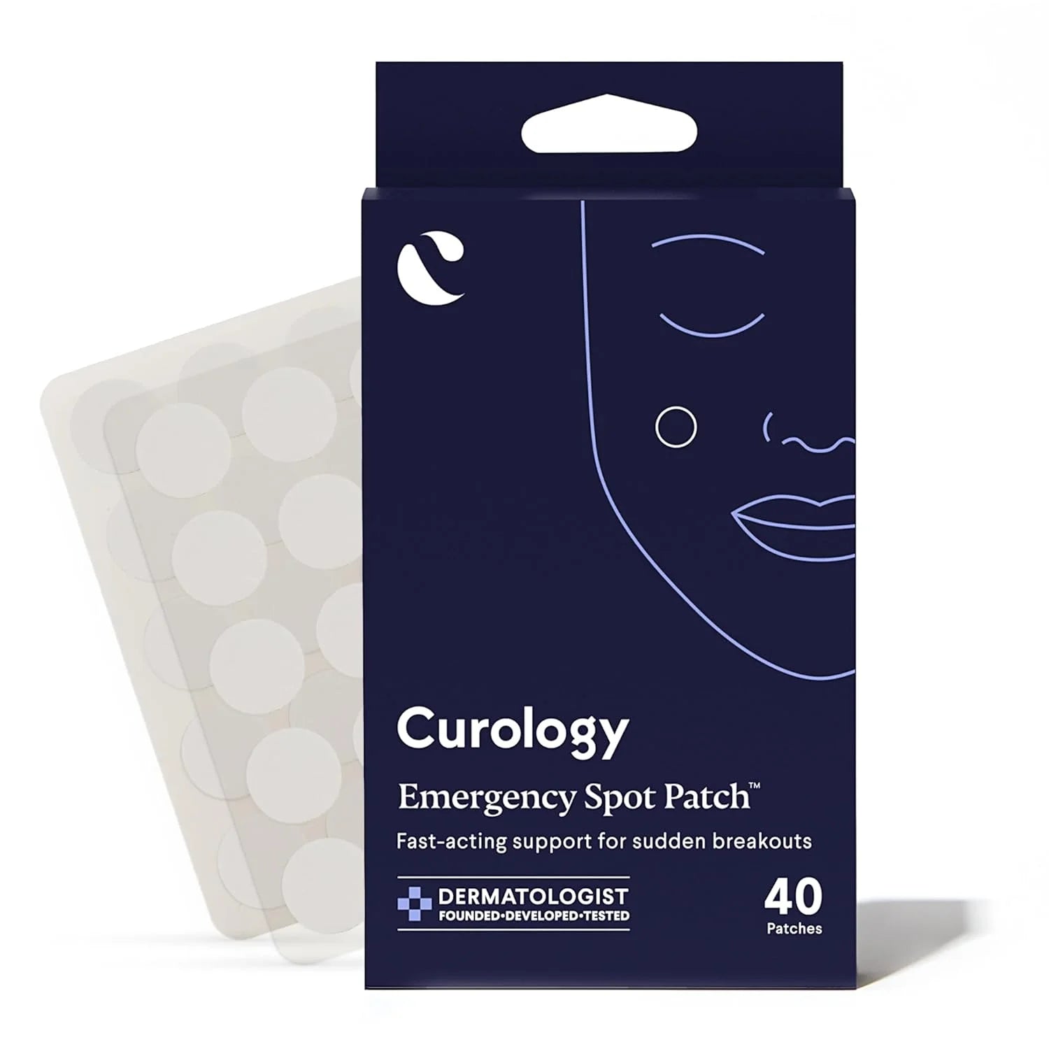 Emergency Spot Patch, Hydrocolloid Pimple Patches for Acne, 40 Count