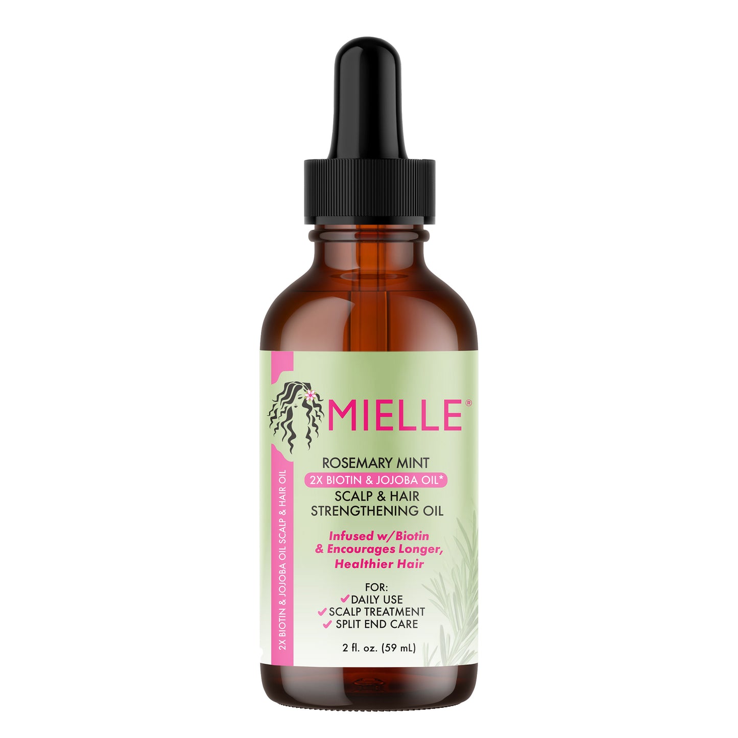 Rosemary Mint Scalp & Hair Strengthening Oil, 2 Fl Oz, 3-Pack