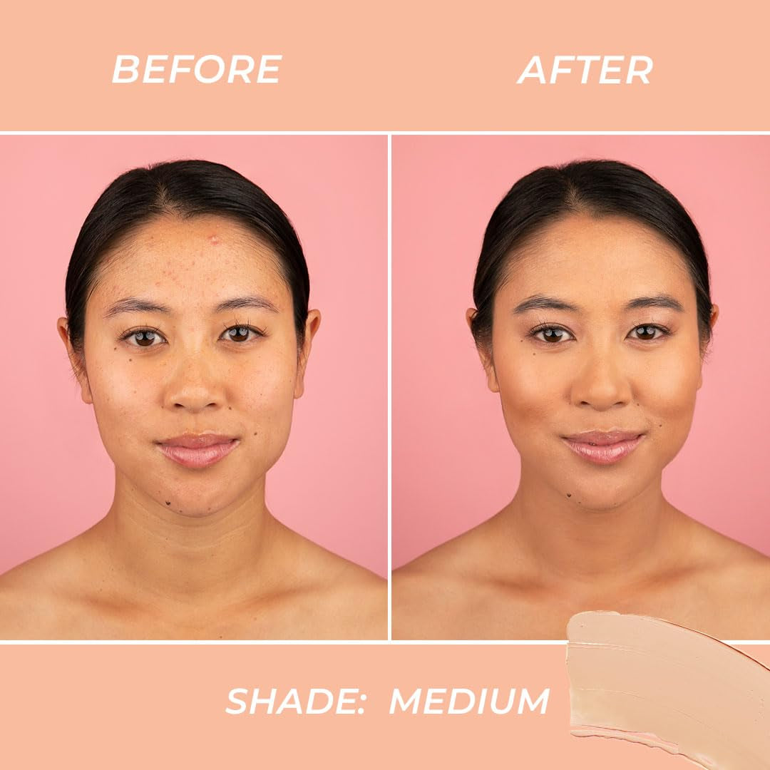 Miracle BB Cream, Medium, Skin-Perfecting Coverage for Effortless Beauty, Vegan, Cruelty Free Cosmetics