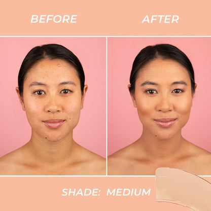 Miracle BB Cream, Medium, Skin-Perfecting Coverage for Effortless Beauty, Vegan, Cruelty Free Cosmetics